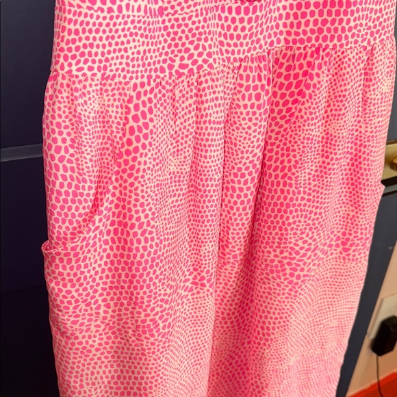 Britt Ryan Bright Pink and White Preppy dress Size 6 - Picture 3 of 6